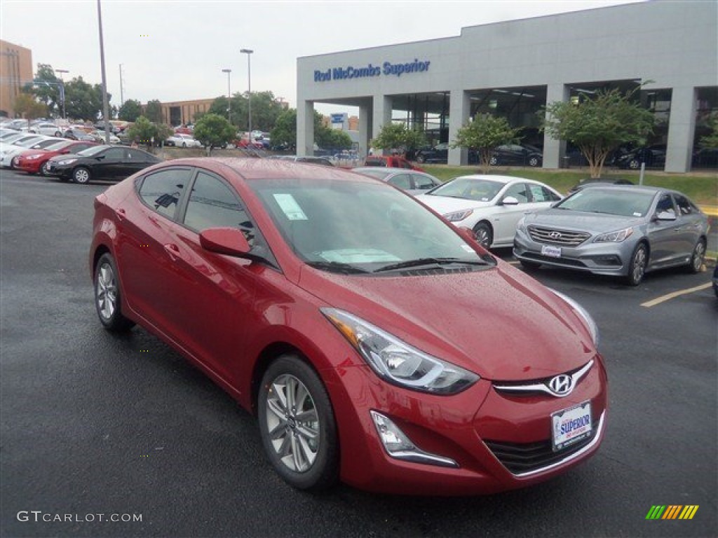 2016 Elantra SE - Red / Gray photo #1
