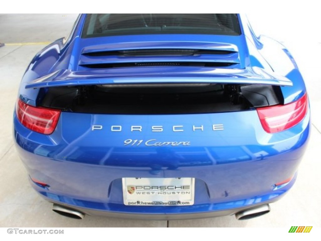 2013 911 Carrera Coupe - Aqua Blue Metallic / Platinum Grey photo #9