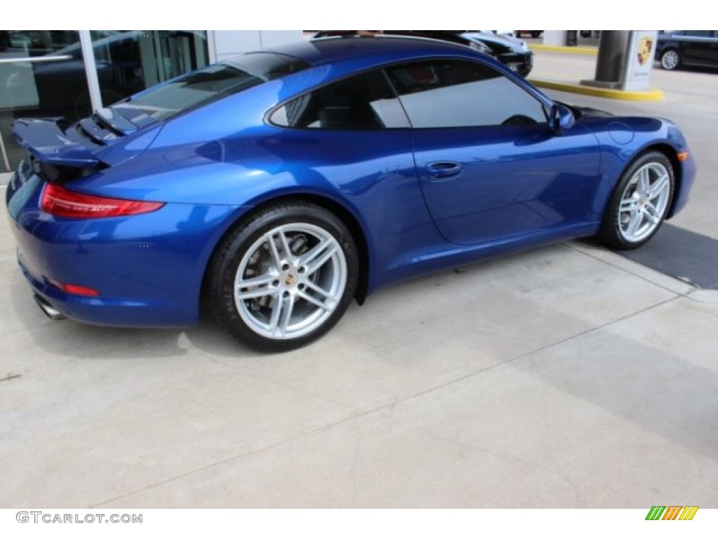 2013 911 Carrera Coupe - Aqua Blue Metallic / Platinum Grey photo #13