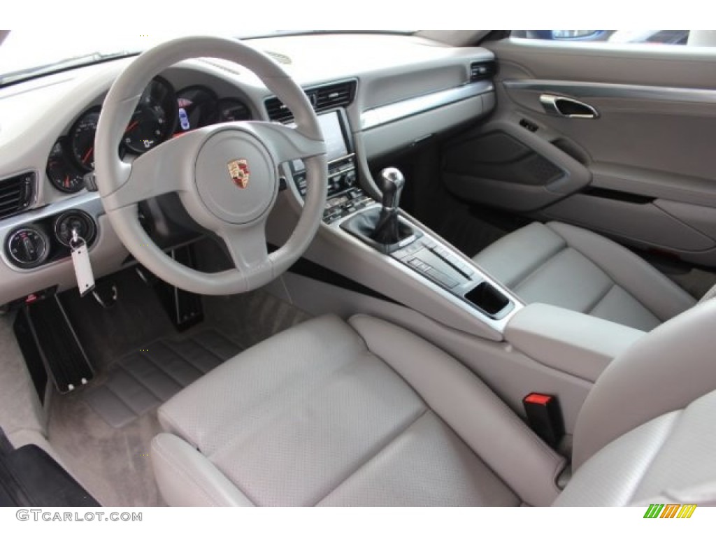 2013 911 Carrera Coupe - Aqua Blue Metallic / Platinum Grey photo #17