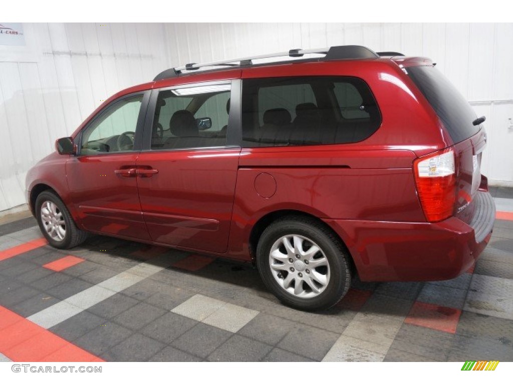 2007 Sedona EX - Claret Red / Beige photo #11