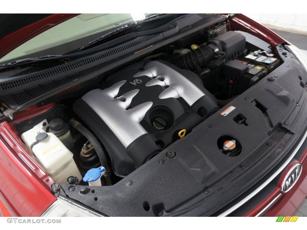 2007 Sedona EX - Claret Red / Beige photo #40