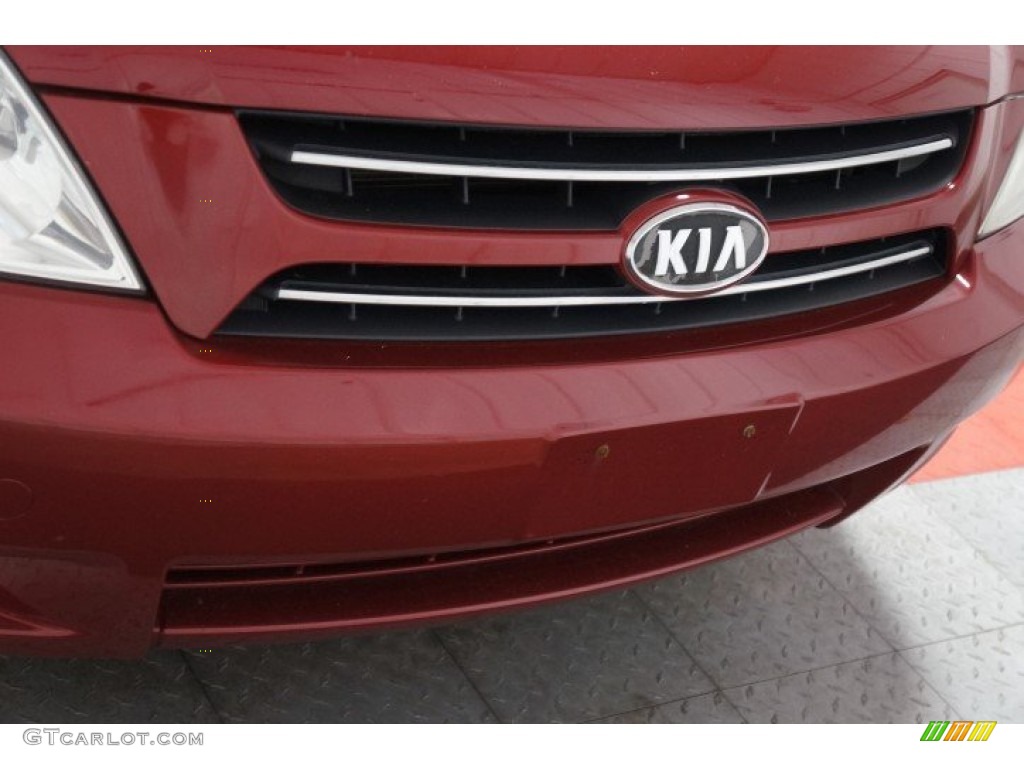 2007 Sedona EX - Claret Red / Beige photo #42