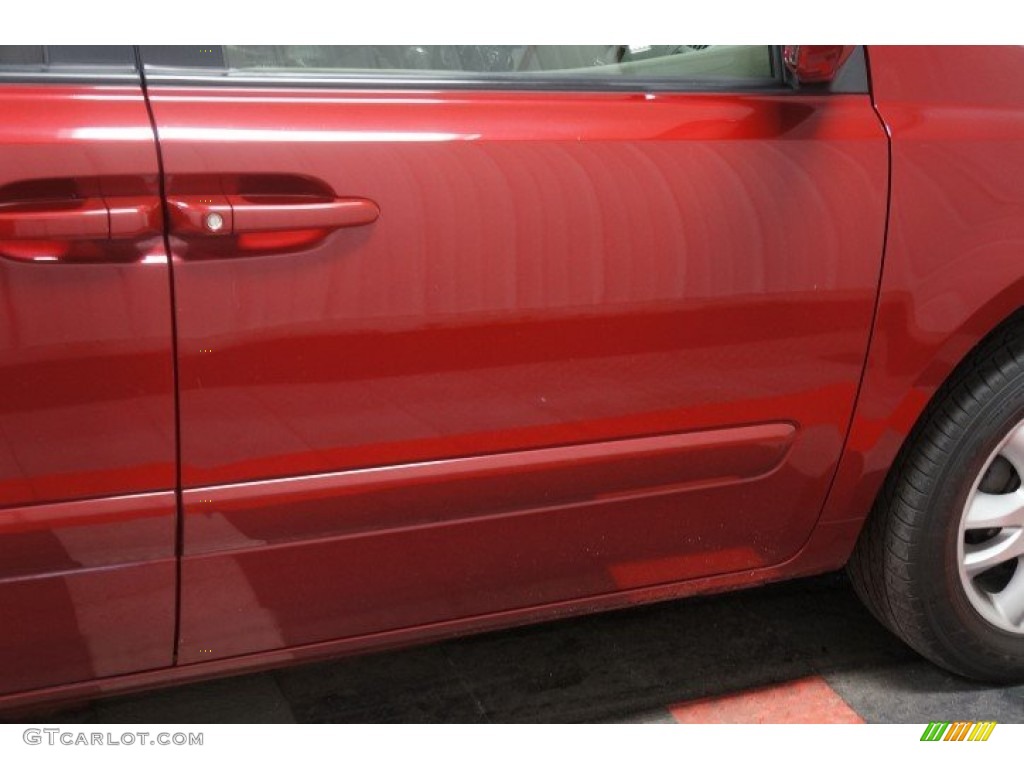 2007 Sedona EX - Claret Red / Beige photo #49