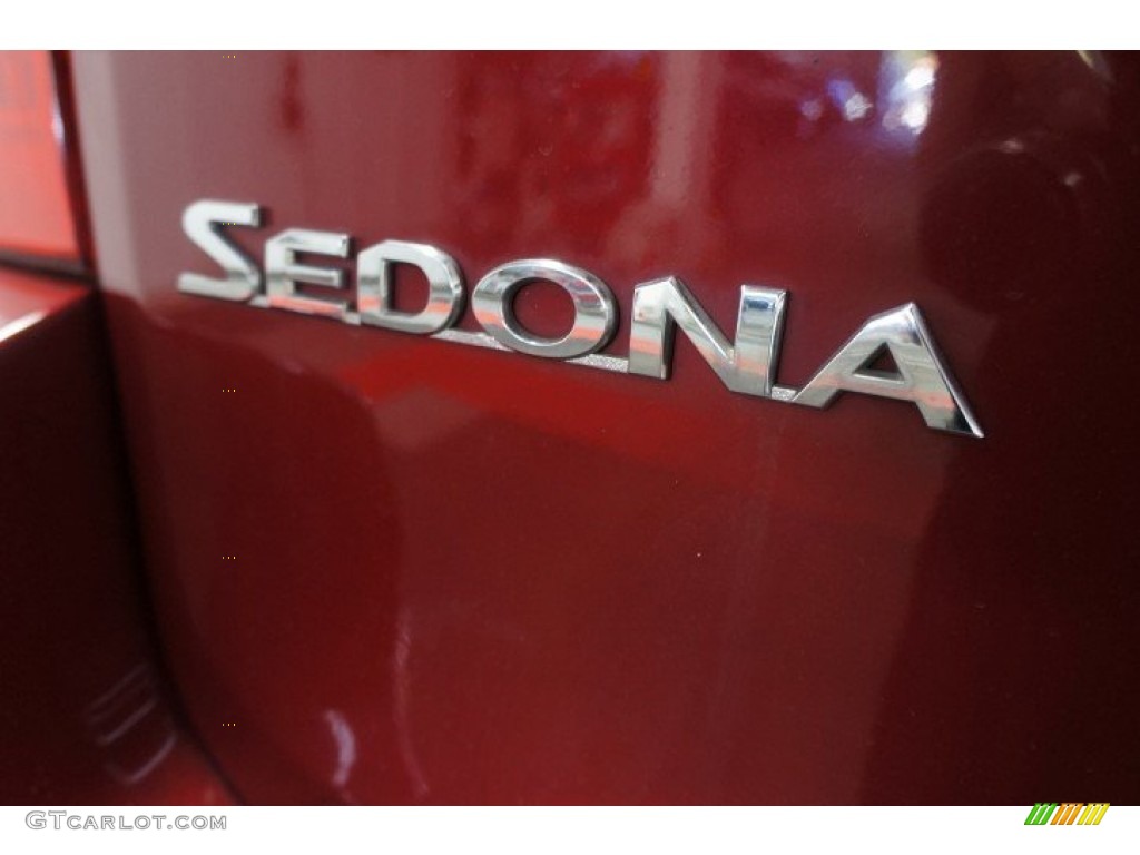 2007 Sedona EX - Claret Red / Beige photo #77