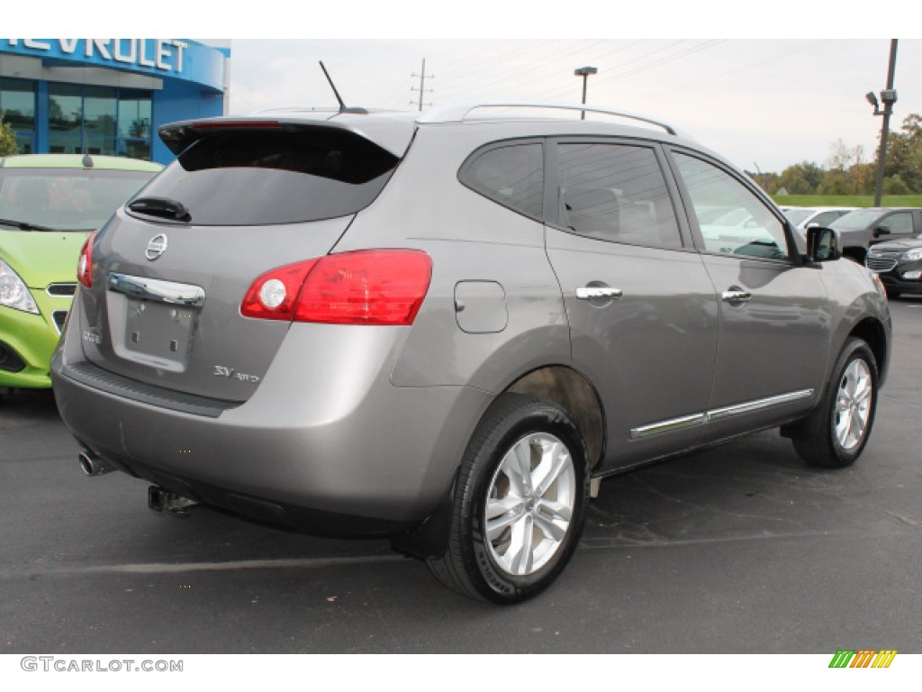 2013 Rogue SV AWD - Platinum Graphite / Gray photo #3