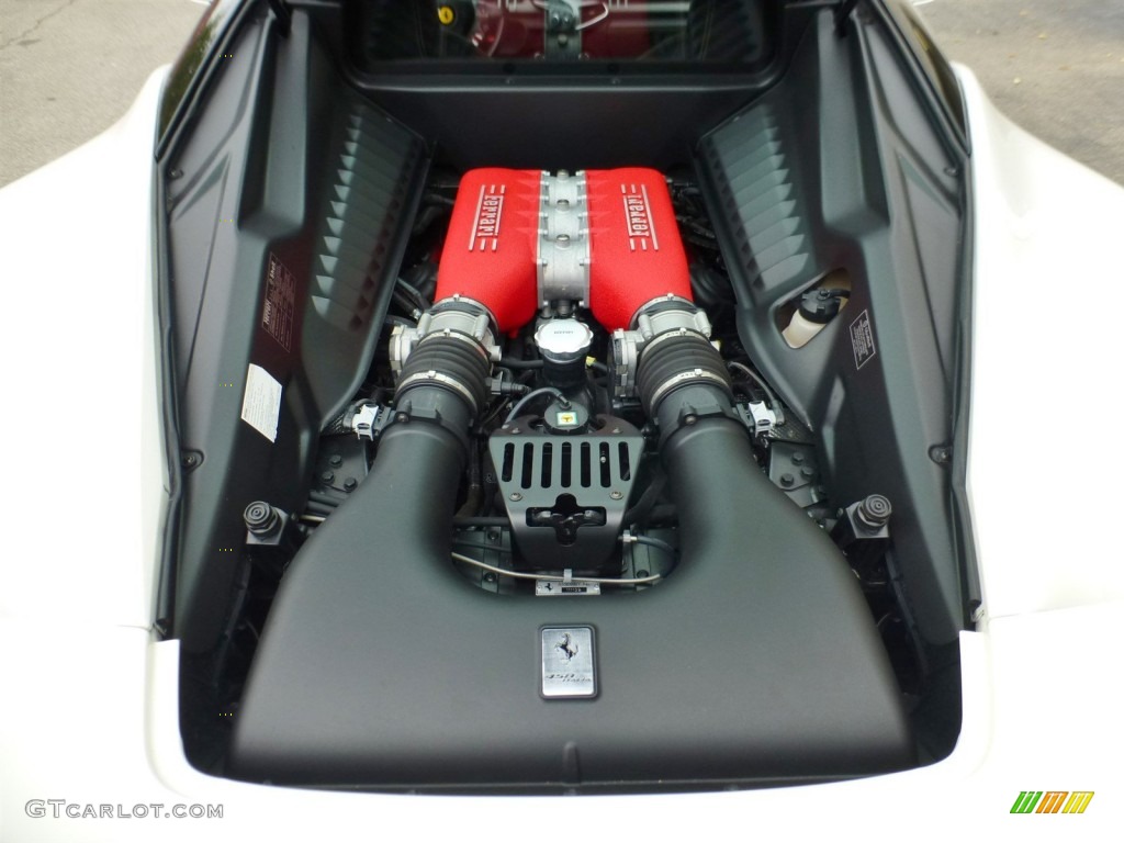 2013 Ferrari 458 Italia 4.5 Liter DI DOHC 32-Valve VVT V8 Engine Photo #107859375