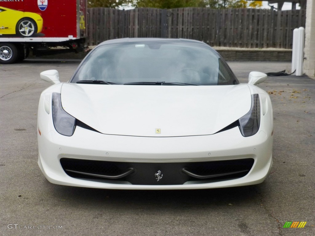 2013 458 Italia - Bianco Avus (White) / Nero photo #9