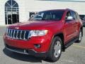 2011 Inferno Red Crystal Pearl Jeep Grand Cherokee Limited 4x4  photo #7
