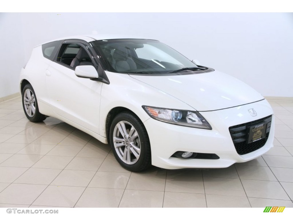 2012 CR-Z EX Sport Hybrid - Premium White Pearl / Black photo #1