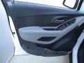 2016 Chevrolet Trax Jet Black/Light Titanium Interior Door Panel Photo
