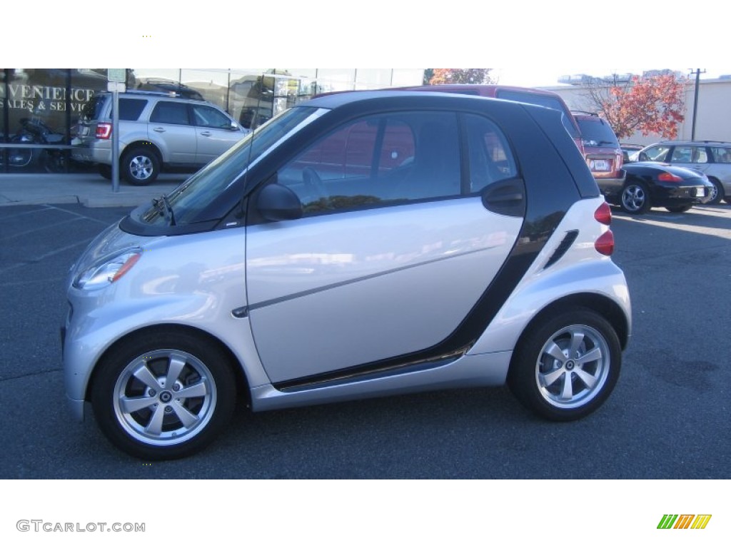 2012 fortwo pure coupe - Silver Metallic / Design Black photo #1