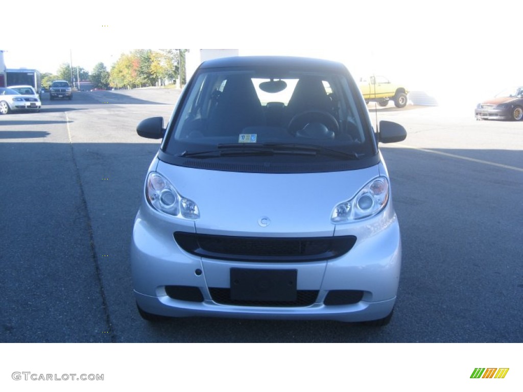 2012 fortwo pure coupe - Silver Metallic / Design Black photo #2