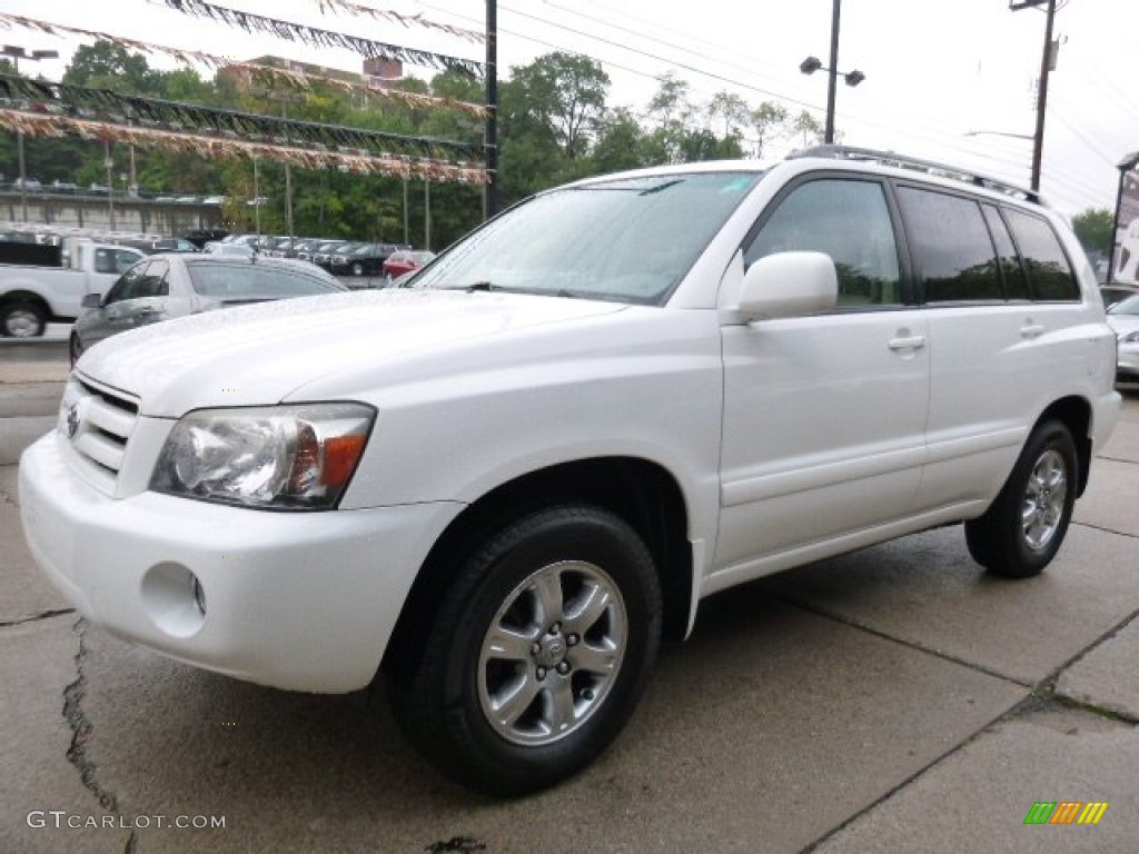 Super White 2007 Toyota Highlander V6 4WD Exterior Photo #107870364