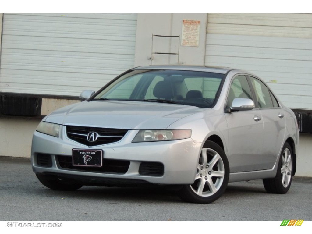 2005 TSX Sedan - Satin Silver Metallic / Quartz photo #1