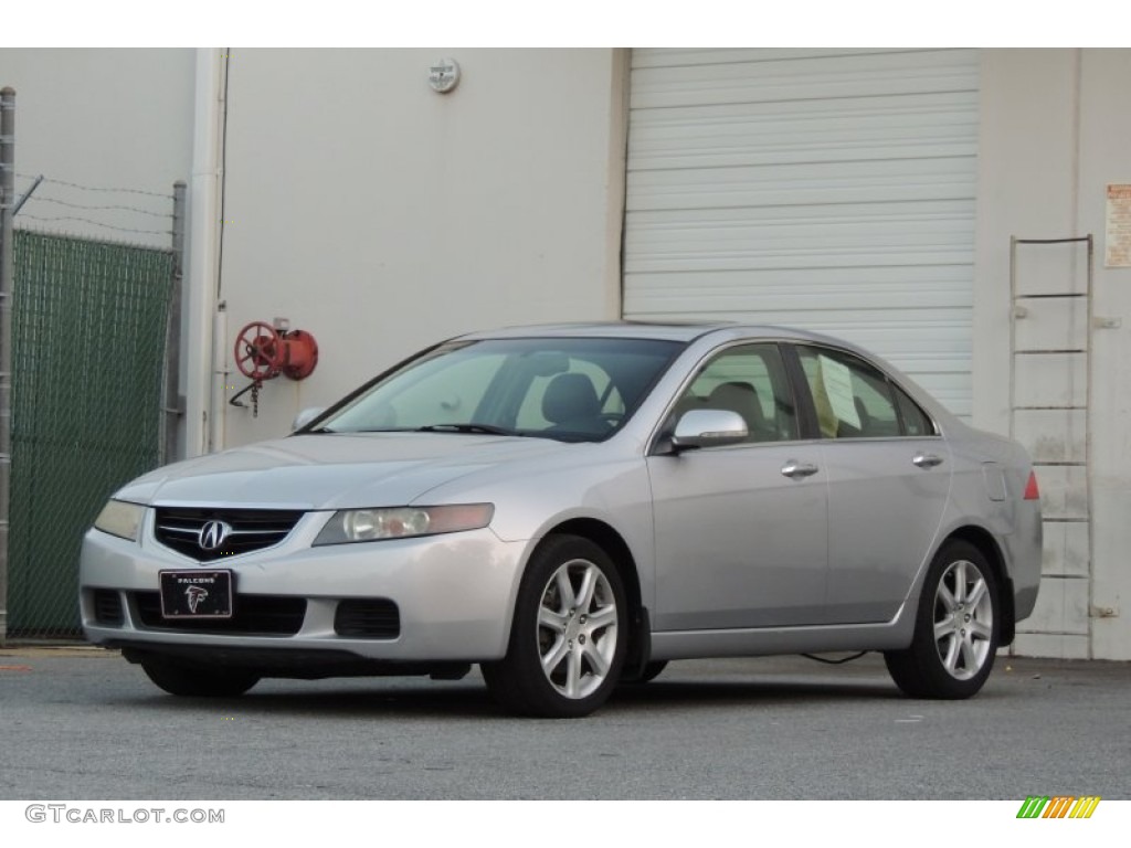 2005 TSX Sedan - Satin Silver Metallic / Quartz photo #5