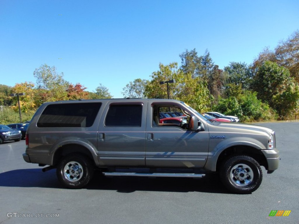 2005 Excursion Limited 4X4 - Mineral Grey Metallic / Medium Pebble photo #2