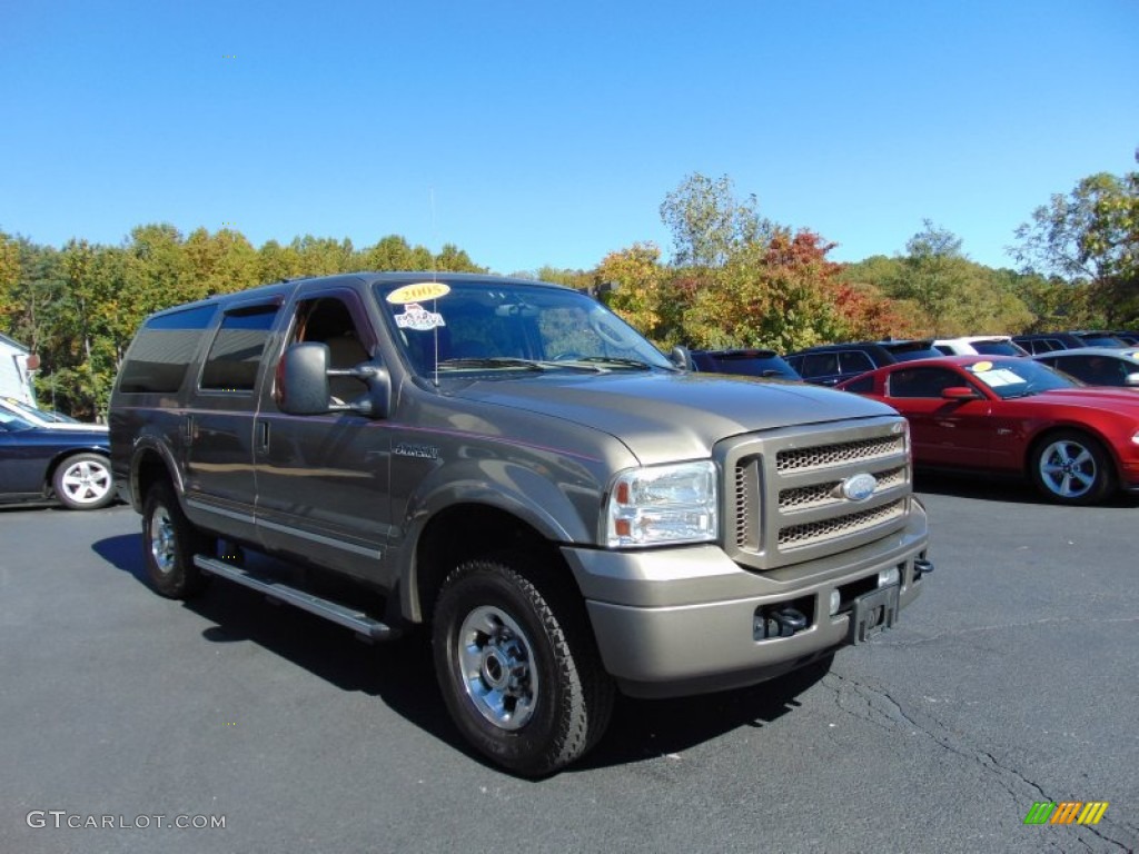 2005 Excursion Limited 4X4 - Mineral Grey Metallic / Medium Pebble photo #9