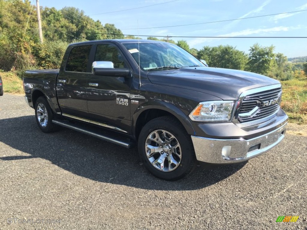 Granite Crystal Metallic 2016 Ram 1500 Laramie Longhorn Crew Cab 4x4 Exterior Photo #107872092