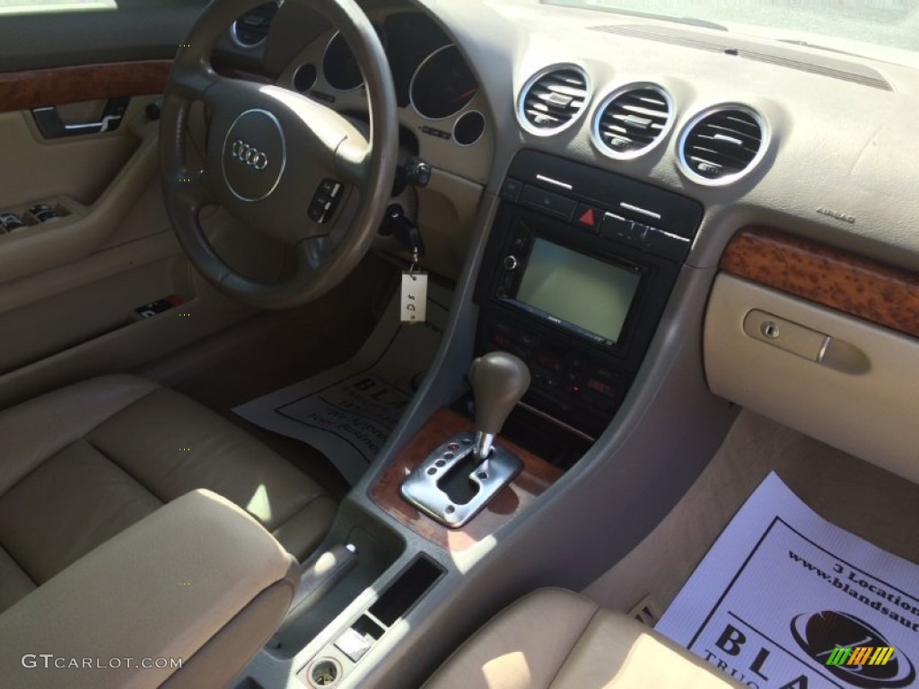2003 A4 3.0 Cabriolet - Arctic White / Beige photo #5