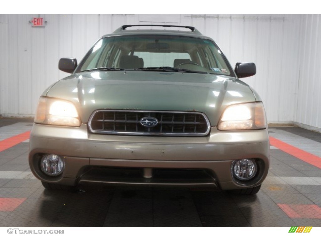2003 Outback Wagon - Seamist Green Pearl / Beige photo #4