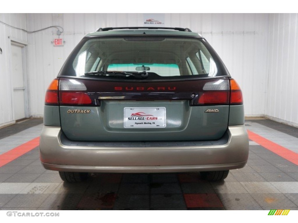 2003 Outback Wagon - Seamist Green Pearl / Beige photo #9