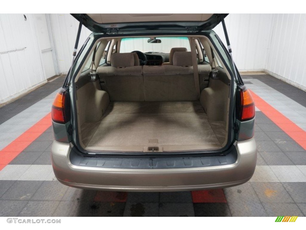 2003 Outback Wagon - Seamist Green Pearl / Beige photo #18