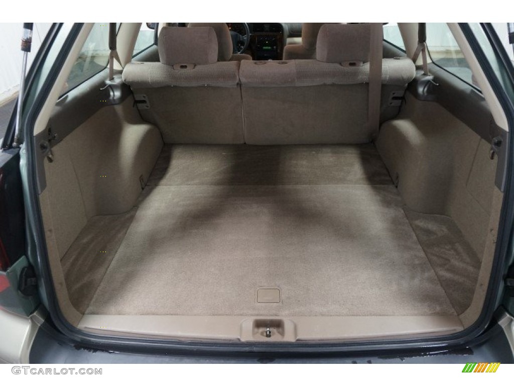 2003 Outback Wagon - Seamist Green Pearl / Beige photo #19