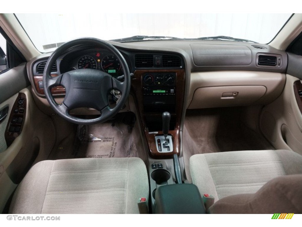 2003 Outback Wagon - Seamist Green Pearl / Beige photo #22