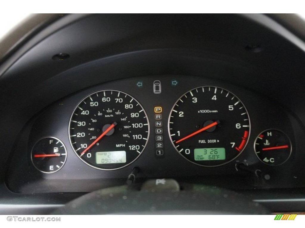 2003 Outback Wagon - Seamist Green Pearl / Beige photo #28