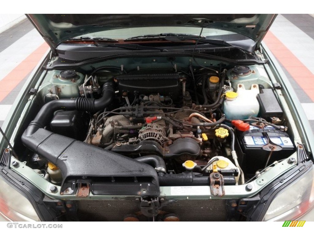 2003 Outback Wagon - Seamist Green Pearl / Beige photo #34