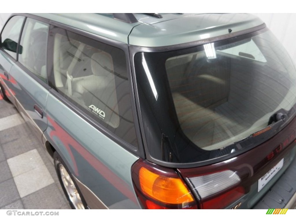 2003 Outback Wagon - Seamist Green Pearl / Beige photo #72