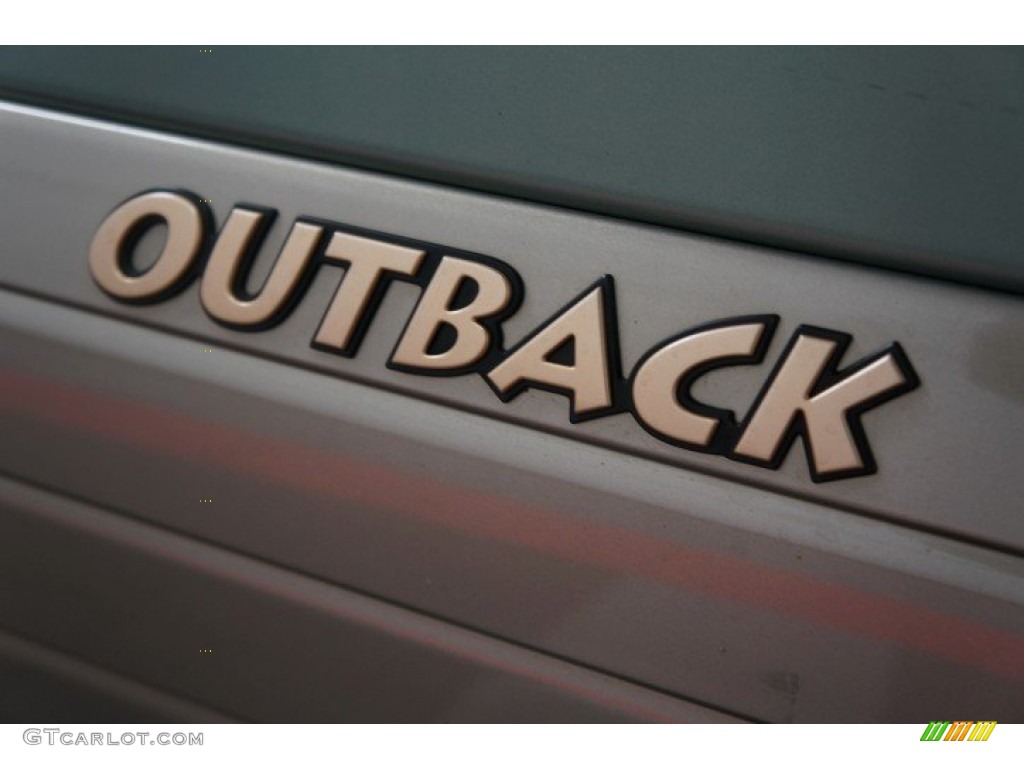 2003 Outback Wagon - Seamist Green Pearl / Beige photo #78