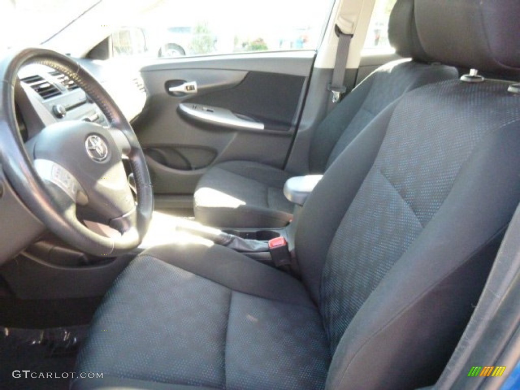 2010 Corolla S - Blue Streak Metallic / Dark Charcoal photo #12
