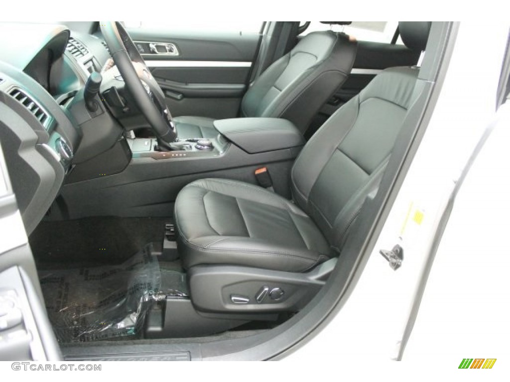 Ebony Black Interior 2016 Ford Explorer XLT 4WD Photo #107880483