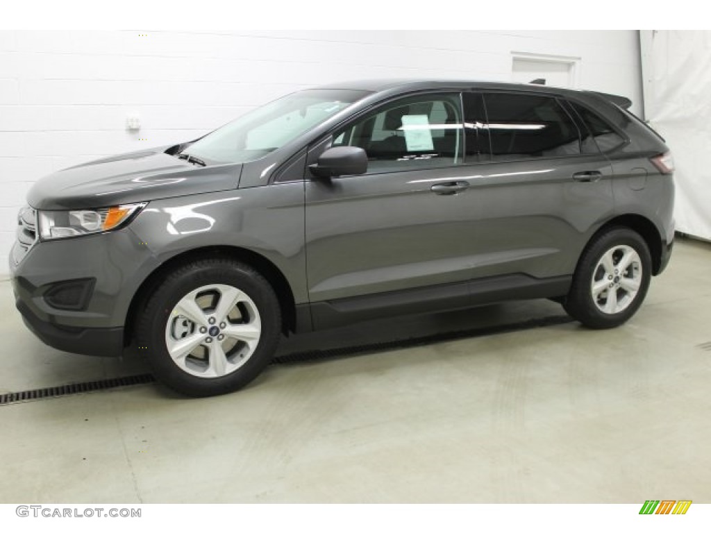 2015 Edge SE AWD - Magnetic Metallic / Ebony photo #1