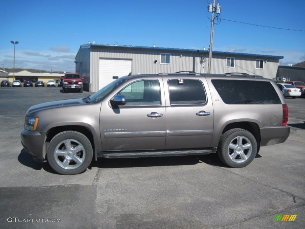 2011 Suburban LTZ 4x4 - Mocha Steel Metallic / Light Cashmere/Dark Cashmere photo #1