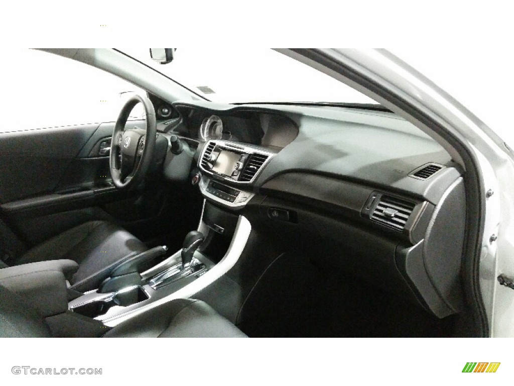 2013 Accord EX-L V6 Sedan - Alabaster Silver Metallic / Black photo #8