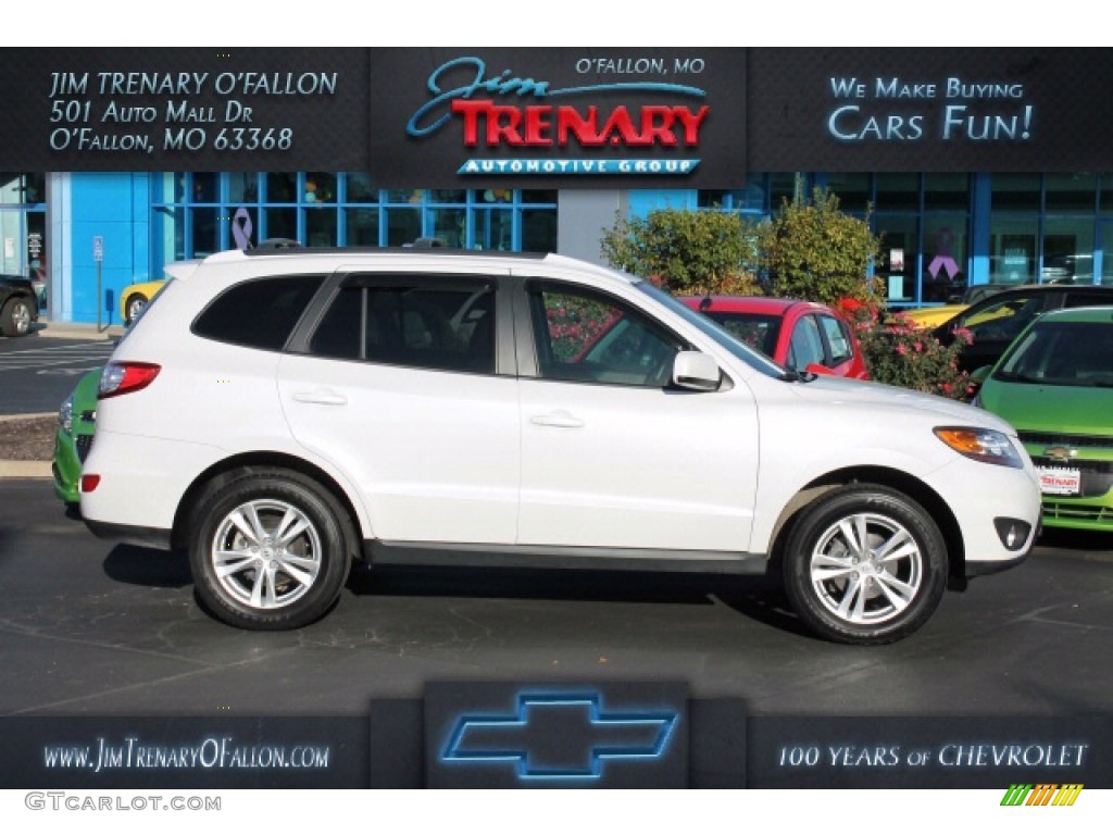 Frost White Pearl Hyundai Santa Fe