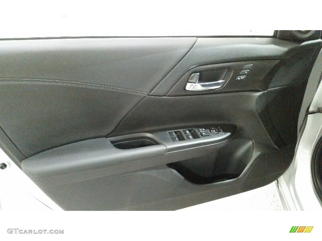 2013 Accord EX-L V6 Sedan - Alabaster Silver Metallic / Black photo #23