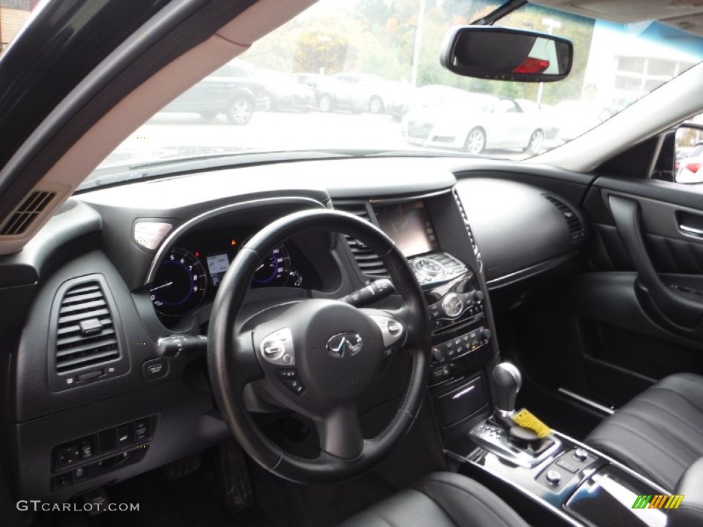 2014 QX70 AWD - Black Obsidian / Graphite photo #17