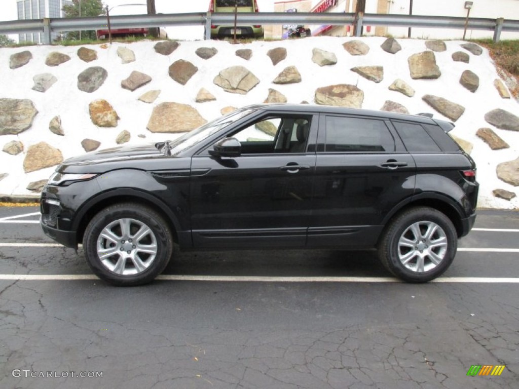 Santorini Black Metalllic 2016 Land Rover Range Rover Evoque SE Exterior Photo #107885766