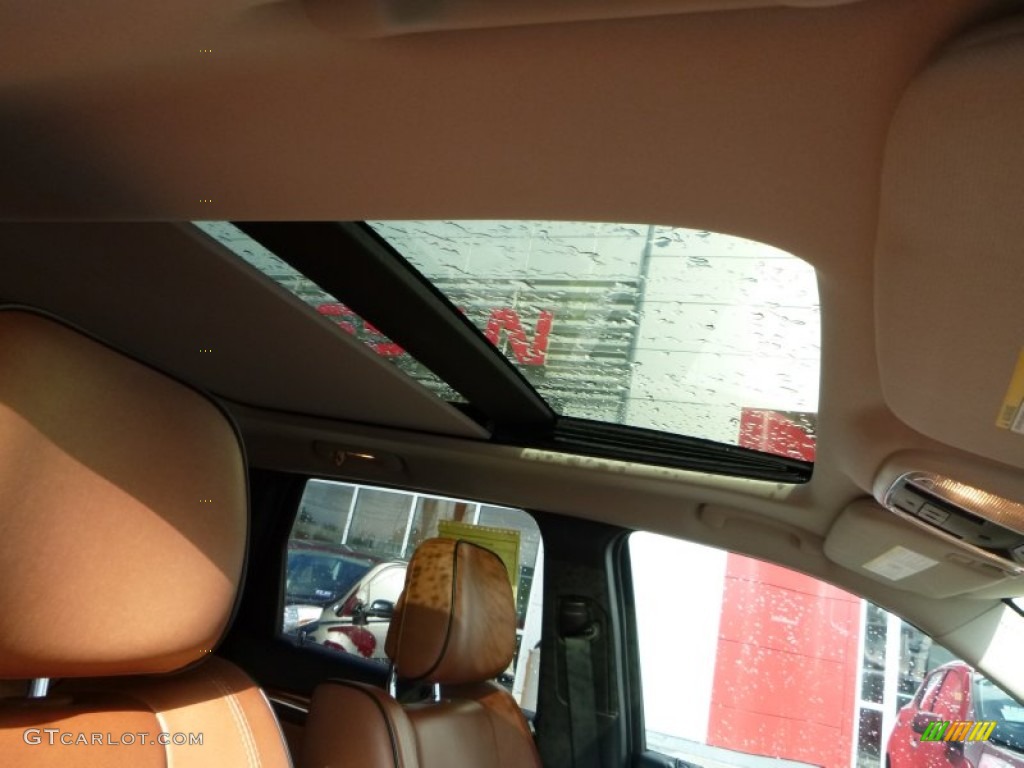 2013 Grand Cherokee Overland 4x4 - Winter Chill Pearl / New Saddle/Black photo #5