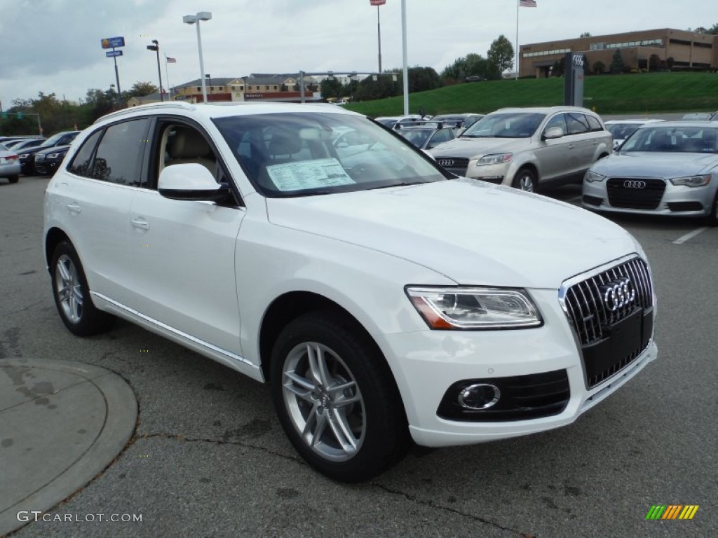 2016 Q5 2.0 TFSI Premium quattro - Ibis White / Pistachio Beige photo #8