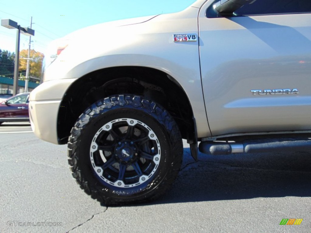 2008 Tundra Limited CrewMax 4x4 - Desert Sand Mica / Beige photo #11