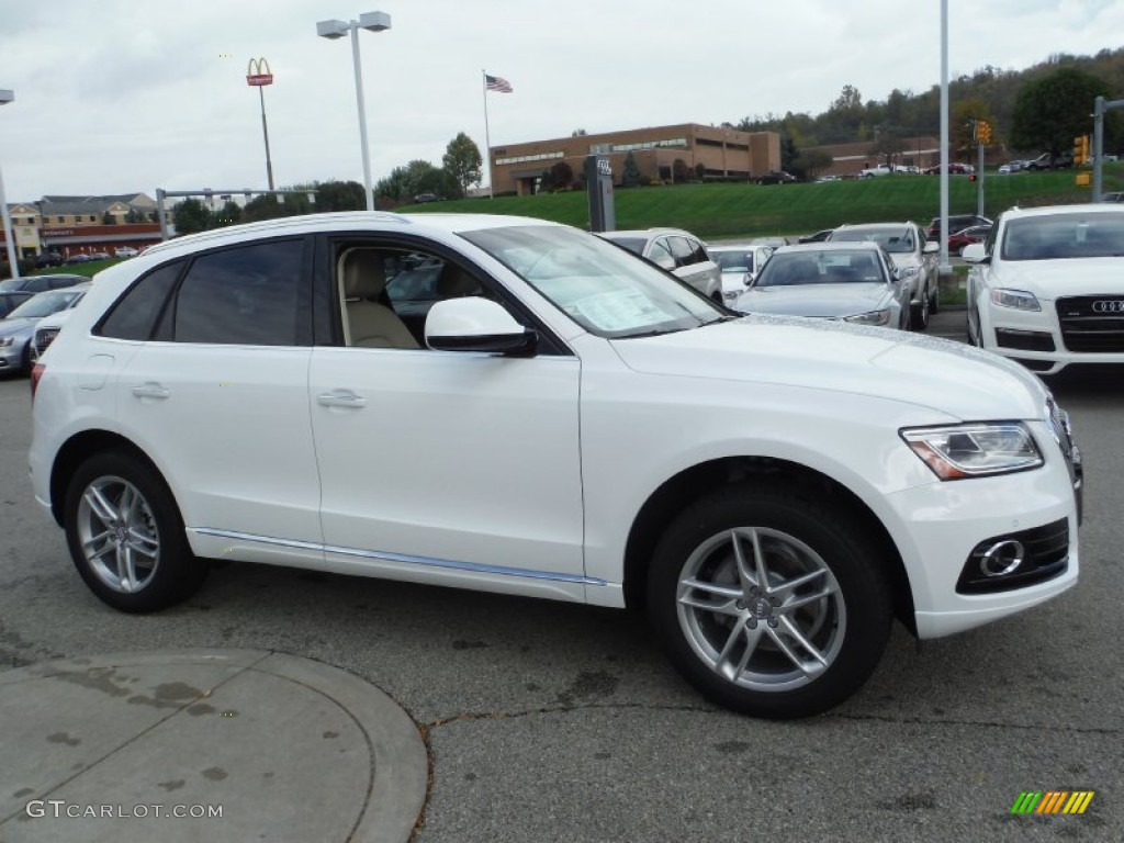 2016 Q5 2.0 TFSI Premium quattro - Ibis White / Pistachio Beige photo #9