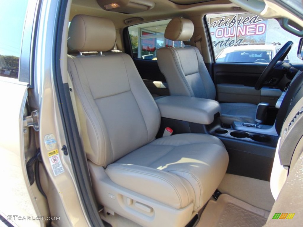 2008 Tundra Limited CrewMax 4x4 - Desert Sand Mica / Beige photo #23