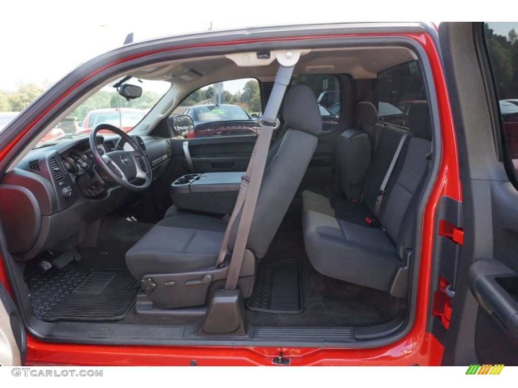 2013 Sierra 1500 SLE Extended Cab 4x4 - Fire Red / Ebony photo #13