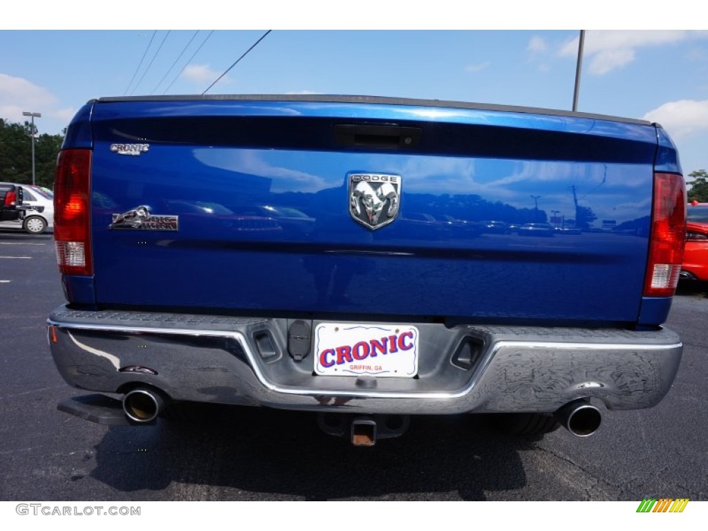 2010 Ram 1500 Big Horn Crew Cab - Deep Water Blue Pearl / Dark Slate/Medium Graystone photo #6