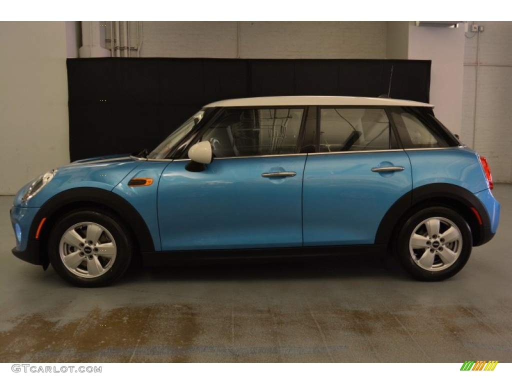 Electric Blue Metallic 2016 Mini Hardtop Cooper 4 Door Exterior Photo #107892375